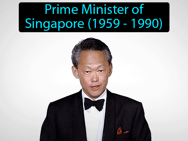 Lee Kuan Yew Definition with no text