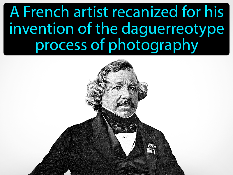 Louis Daguerre Definition with no text
