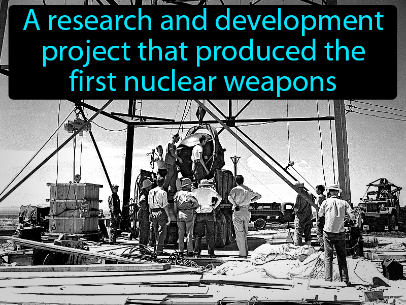 Manhattan Project Definition with no text