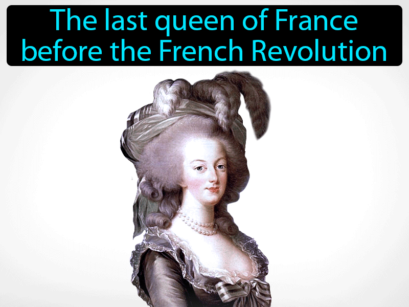 Marie Antoinette Definition with no text
