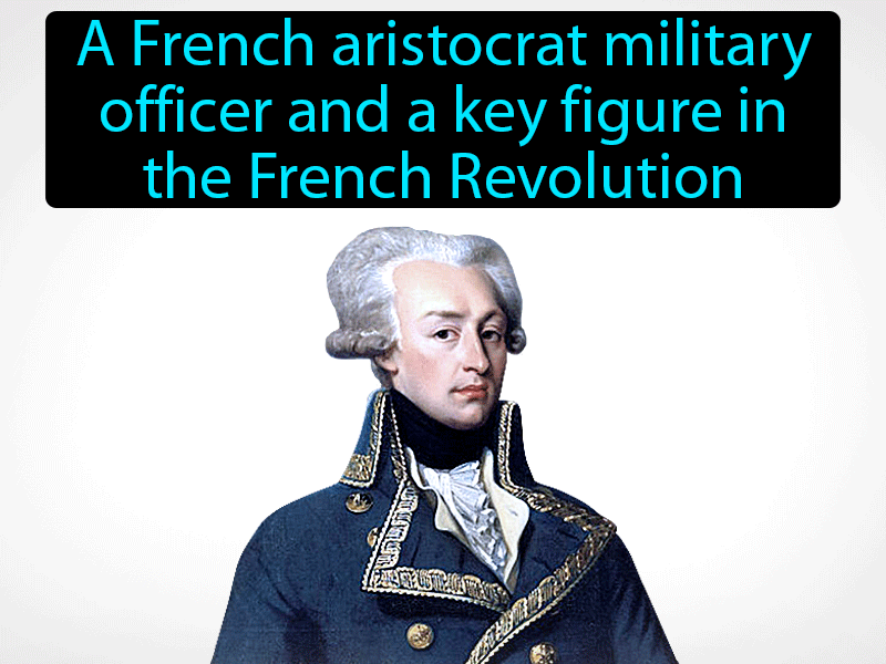 Marquis De Lafayette Definition with no text