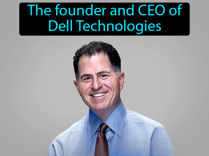 Michael Dell Definition with no text