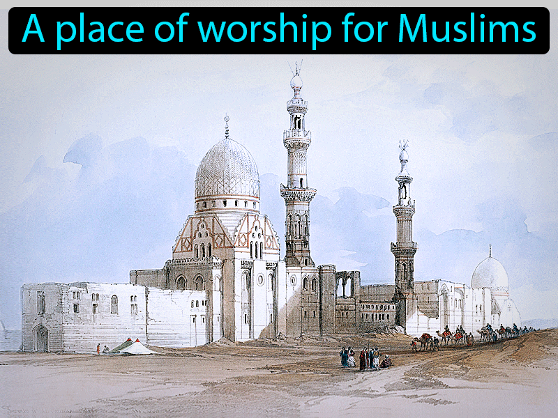 Mosque Definition with no text