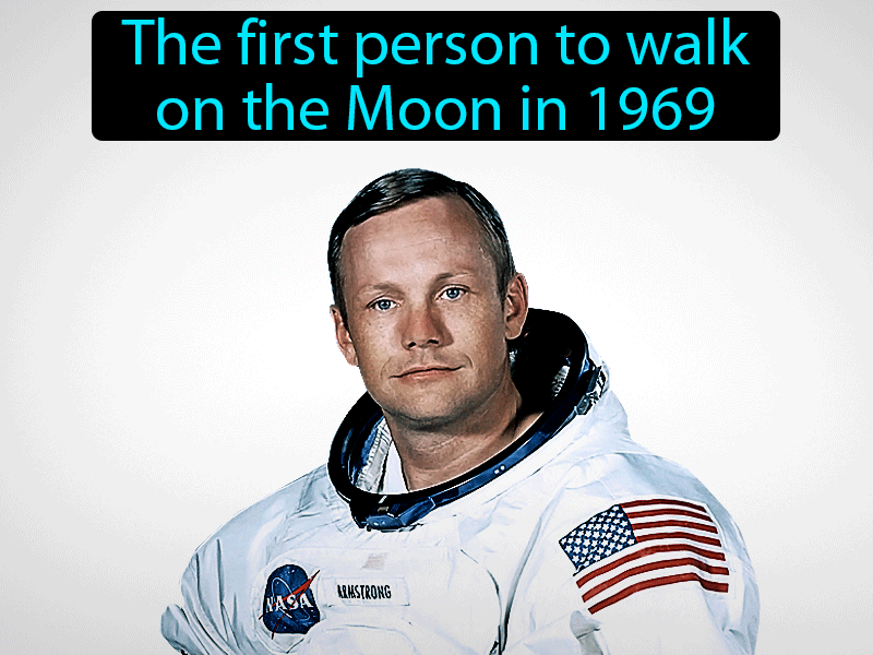 Neil Armstrong Definition with no text