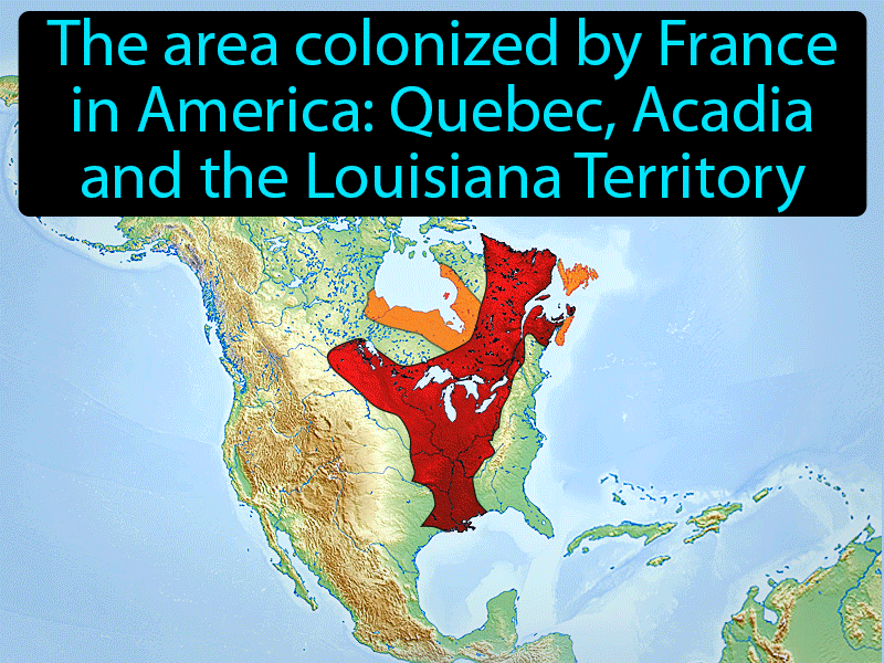 New France Definition with no text