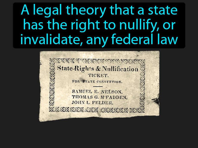 Nullification Definition with no text
