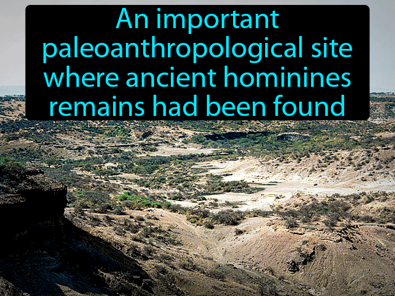 Olduvai Gorge Definition with no text