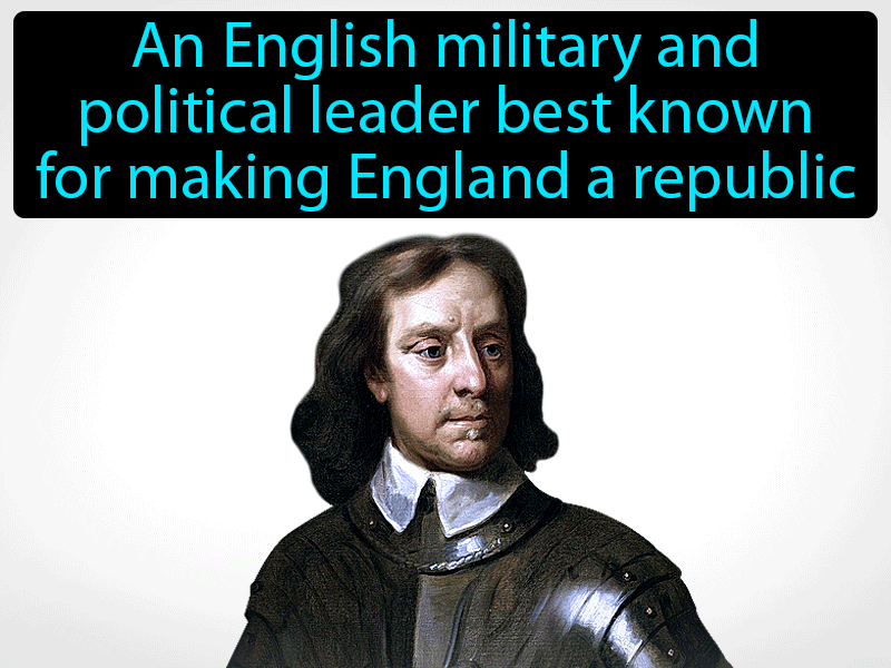 Oliver Cromwell Definition with no text
