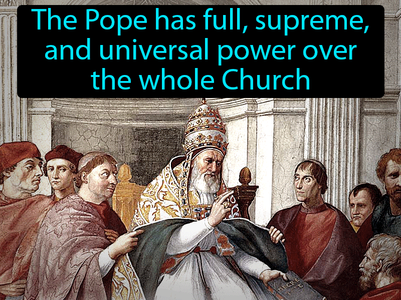 Papal Supremacy Definition with no text