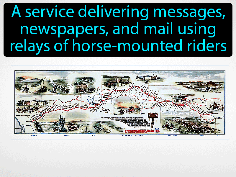 Pony Express Definition with no text