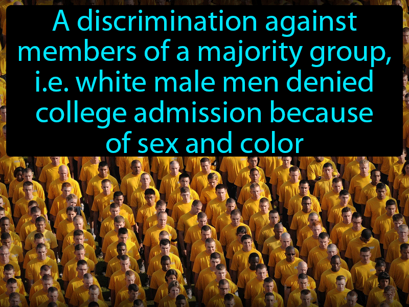 Reverse Discrimination Definition with no text