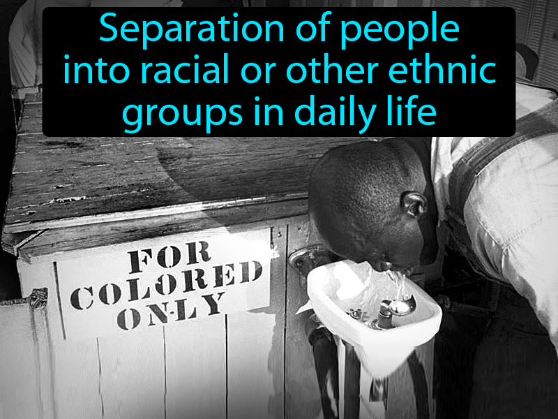 Segregation Definition with no text