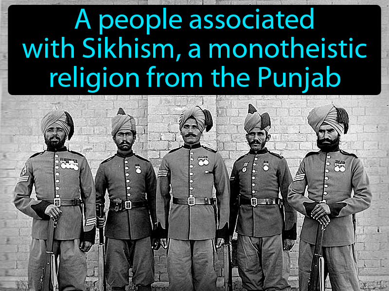 Sikhs Definition with no text