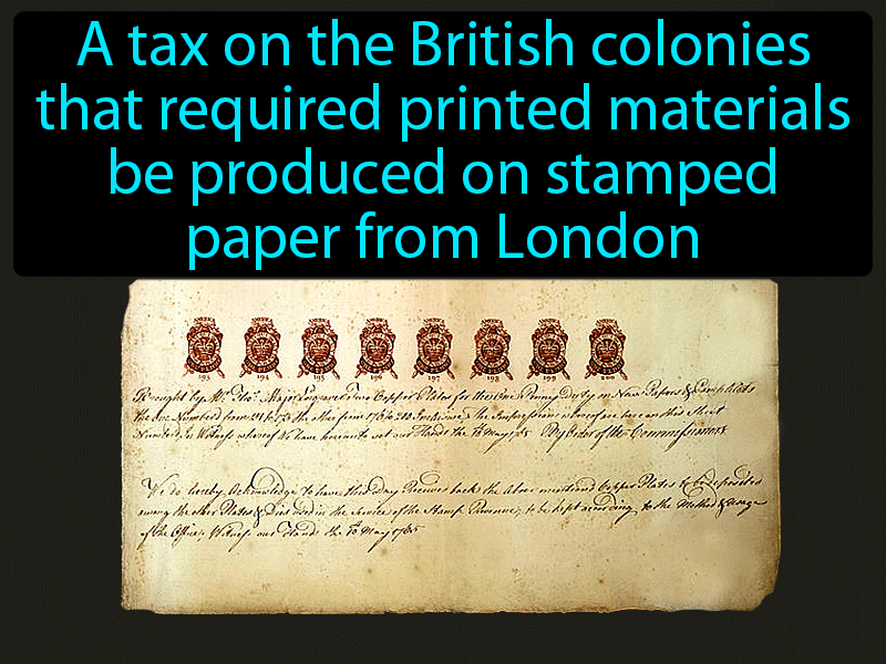 what act taxed printed materials in the colonies