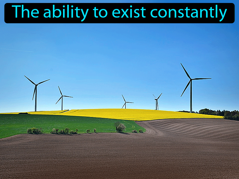 Sustainability Definition with no text