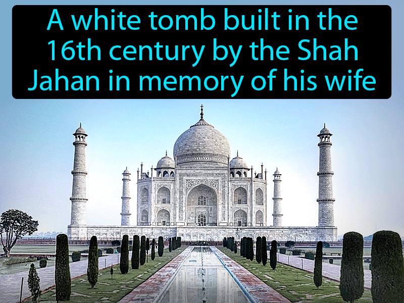 Taj Mahal Definition with no text