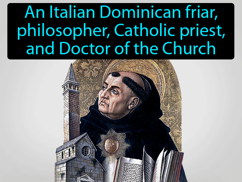 Thomas Aquinas Definition with no text