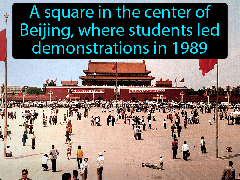 Tiananmen Square Definition with no text