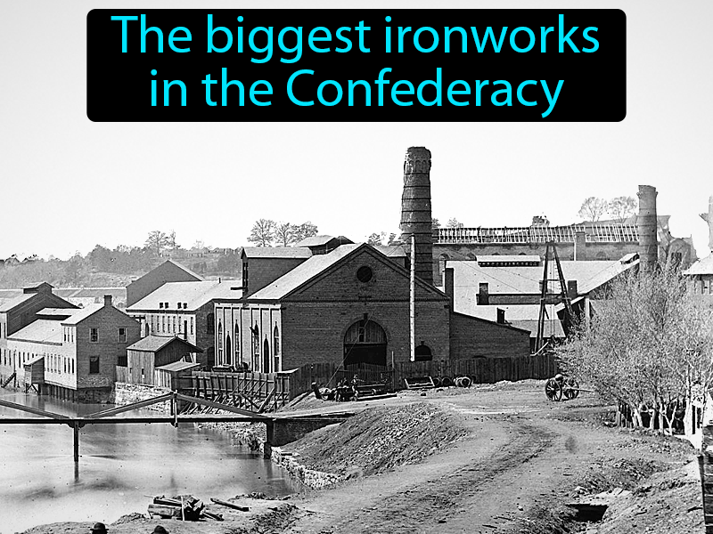 Tredegar Iron Works Definition with no text