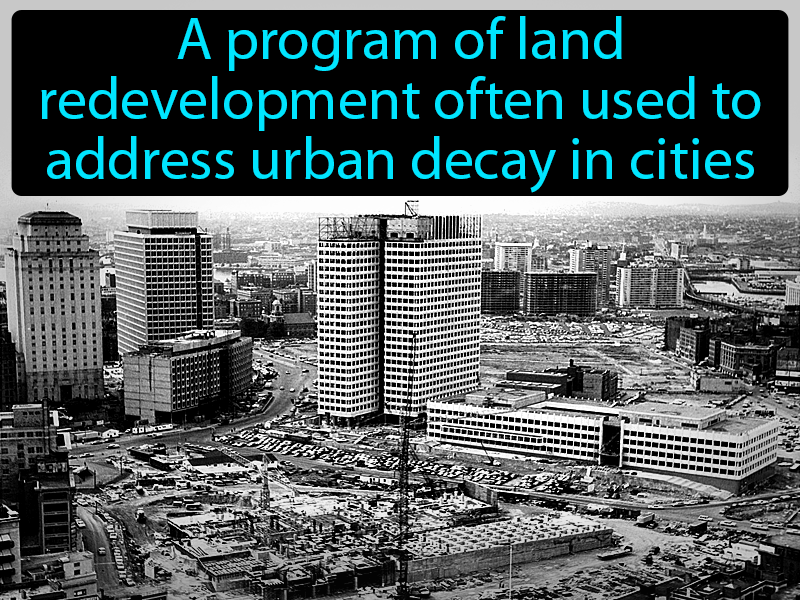 Urban Renewal Definition with no text