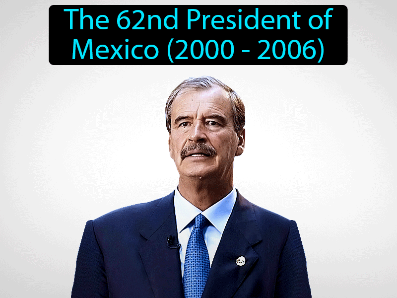 Vicente Fox Definition with no text