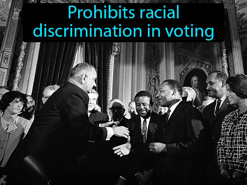Voting Rights Act Of 1965 Definition with no text