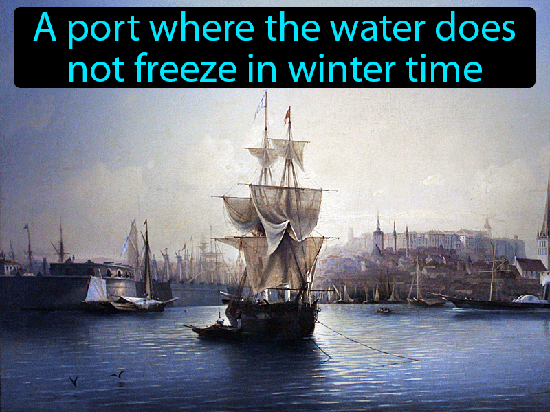 Warm-water Port Definition with no text