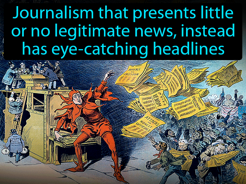Yellow Journalism Definition with no text