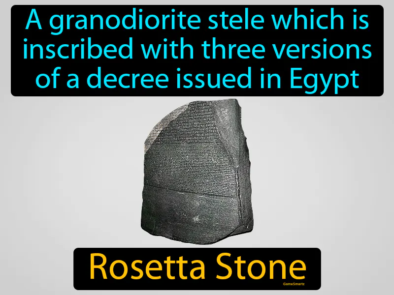 Rosetta Stone Definition