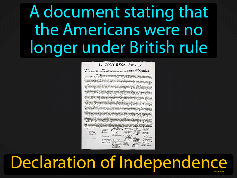 Declaration Of Independence Definition