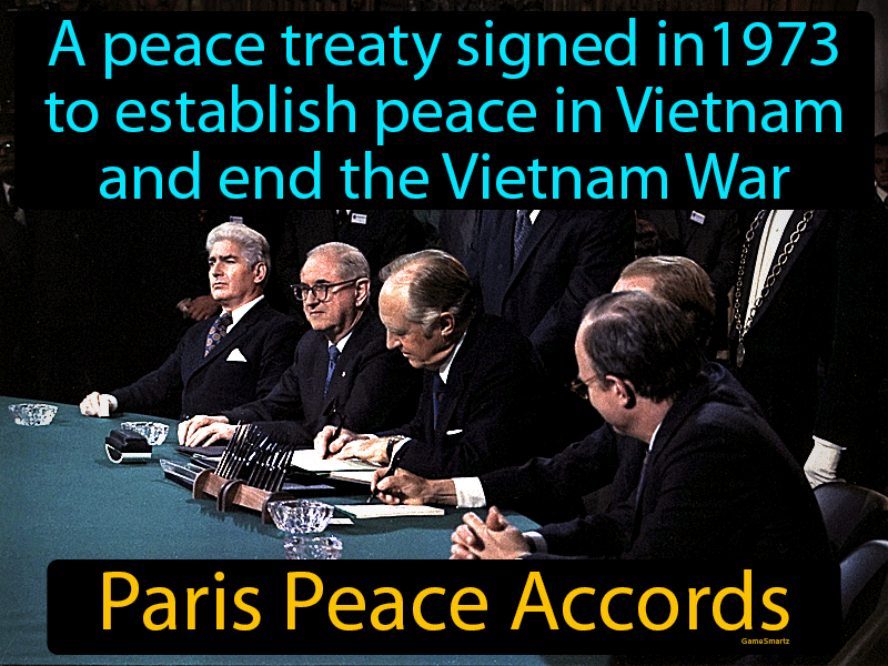 Paris Peace Accords Definition Image GameSmartz