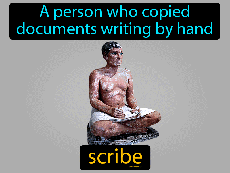 Scribe Definition & Image