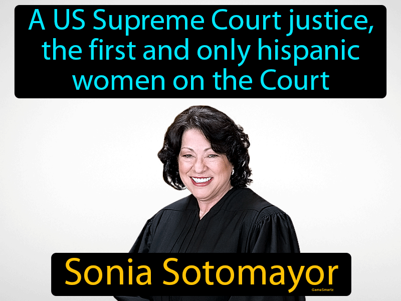 Sonia Sotomayor Definition