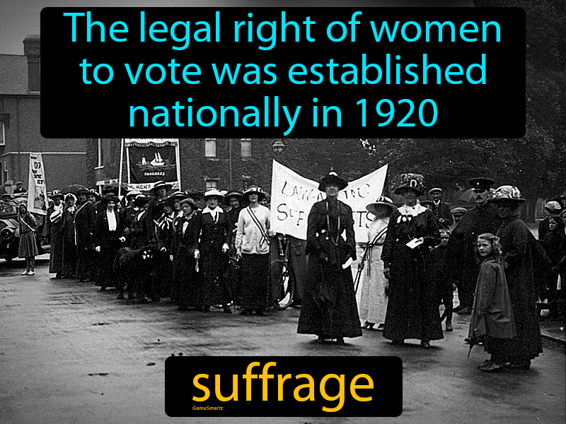 Suffrage Definition
