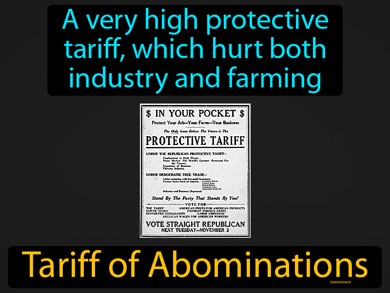 Tariff Of Abominations Definition