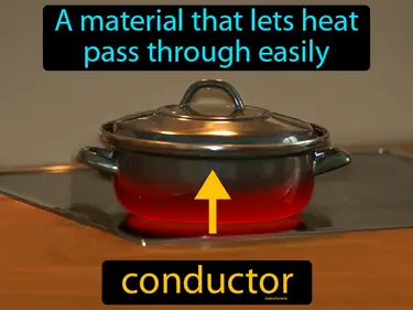 a material that lets electricity pass through easily