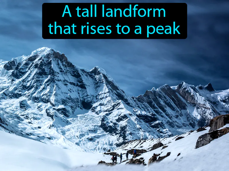 Mountain Definition Mountain Definition