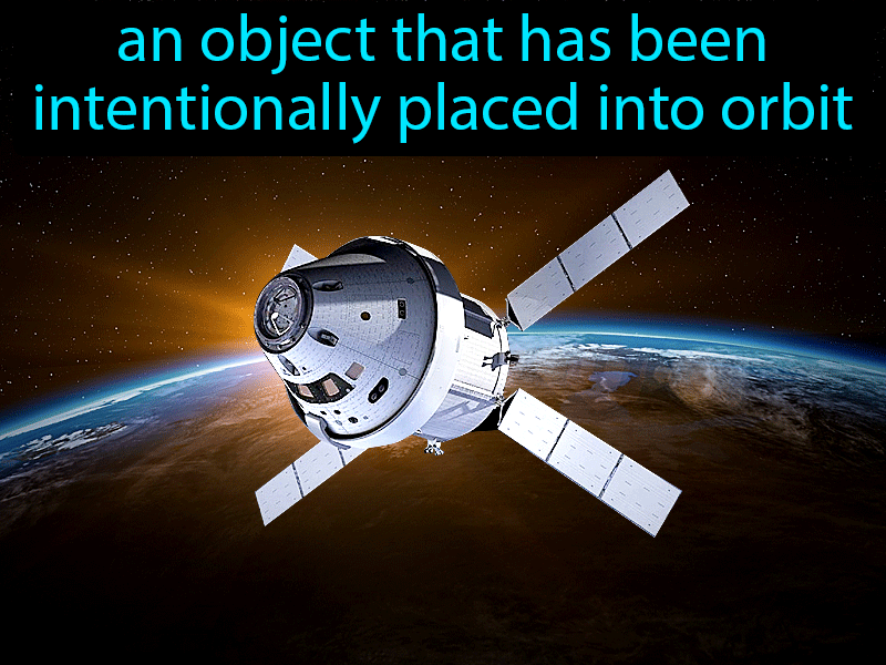 Artificial Satellite Definition with no text