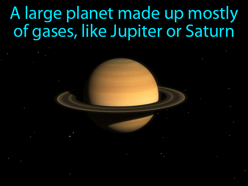 Gas Giant Definition with no text