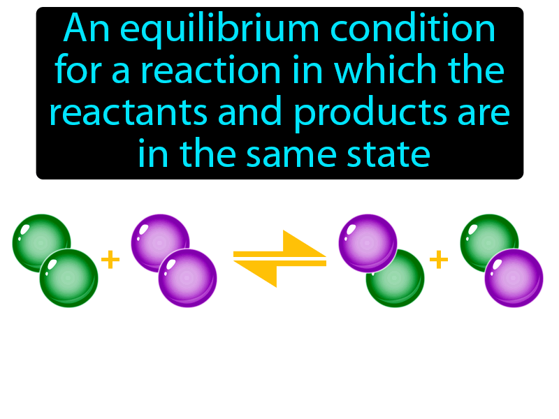 Homogeneous Equilibrium Definition with no text