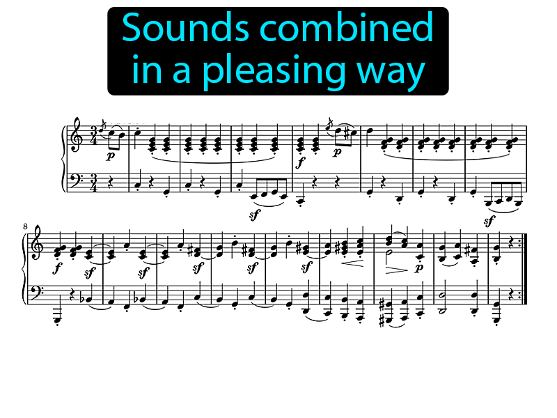 Music Definition with no text