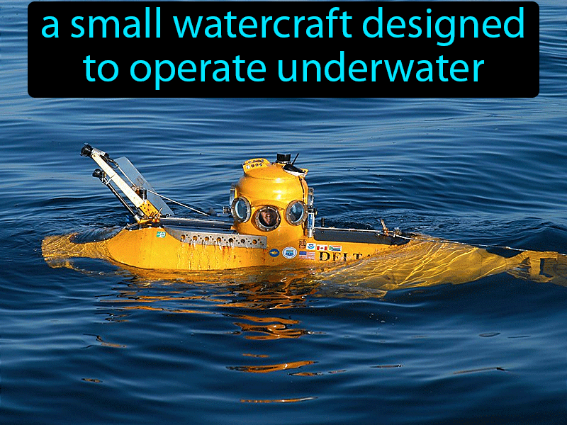 Submersible Definition with no text