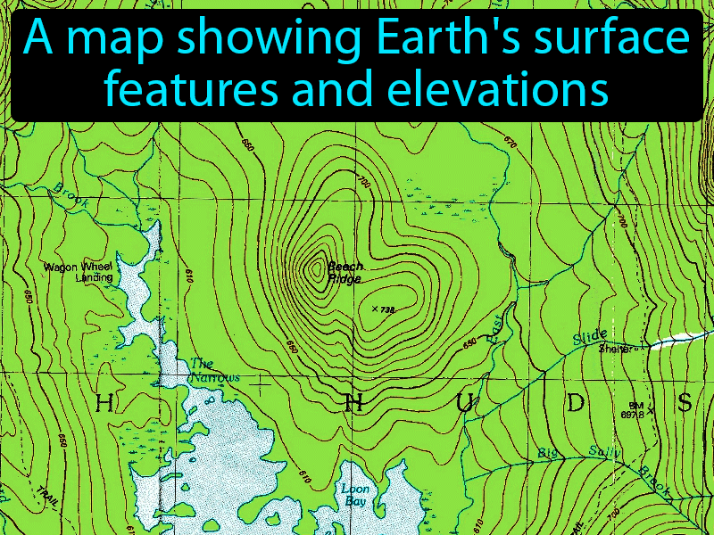topographic map definition science        <h3 class=