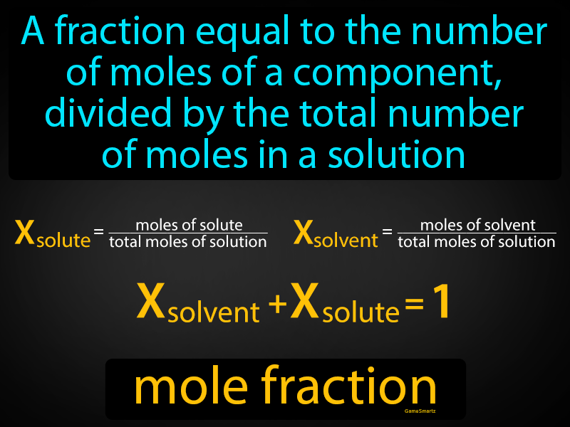 Mole Fraction Definition