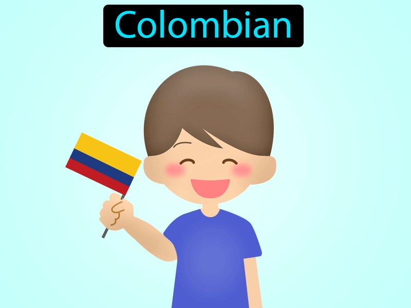 Colombiano Definition with no text