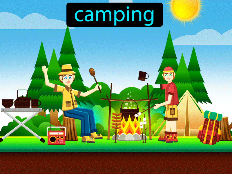 El Camping Definition with no text