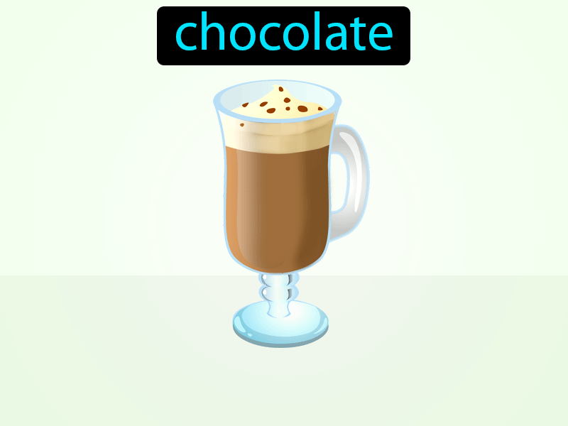 El Chocolate Definition with no text