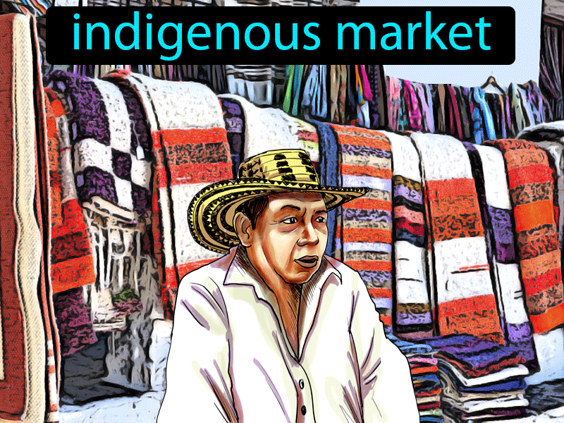 El Mercado Indigena Definition with no text