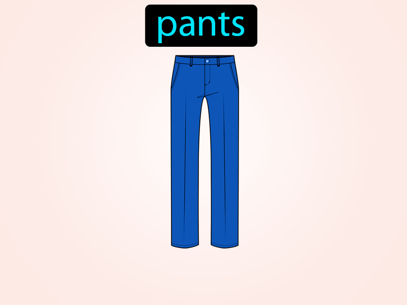 El Pantalon Definition with no text
