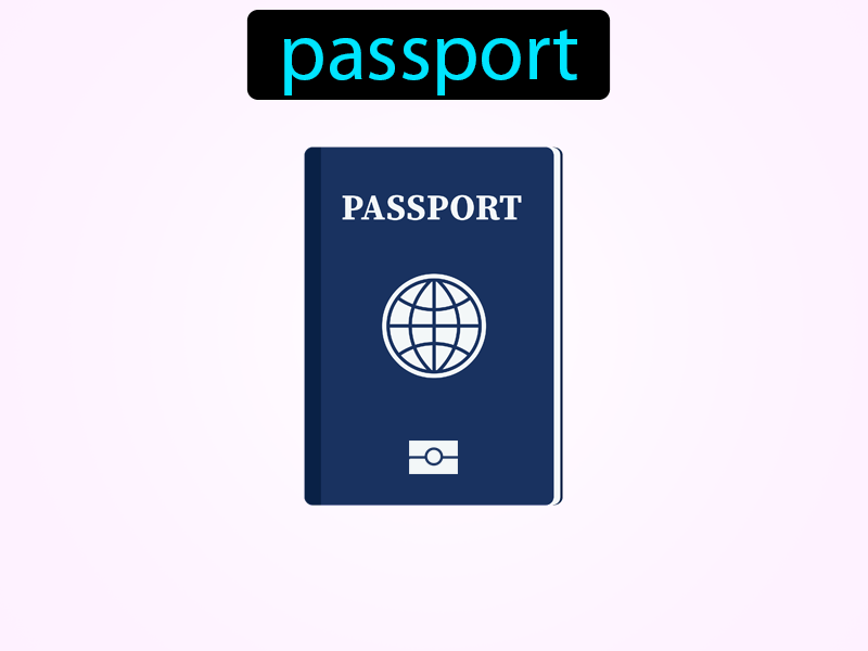 El Pasaporte Definition with no text
